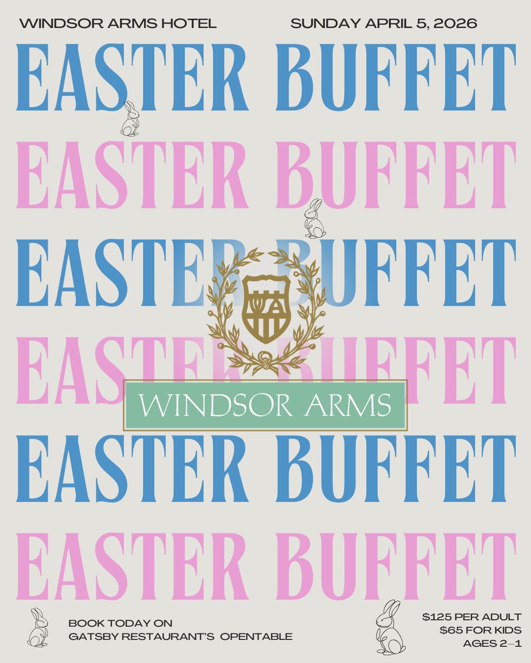 Easter Buffet Easter buffet