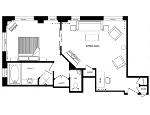 404 The Windsor Arms Hotel Suite Floor Plan