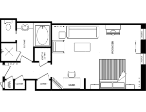 410 The Windsor Arms Hotel Suite Floor Plan